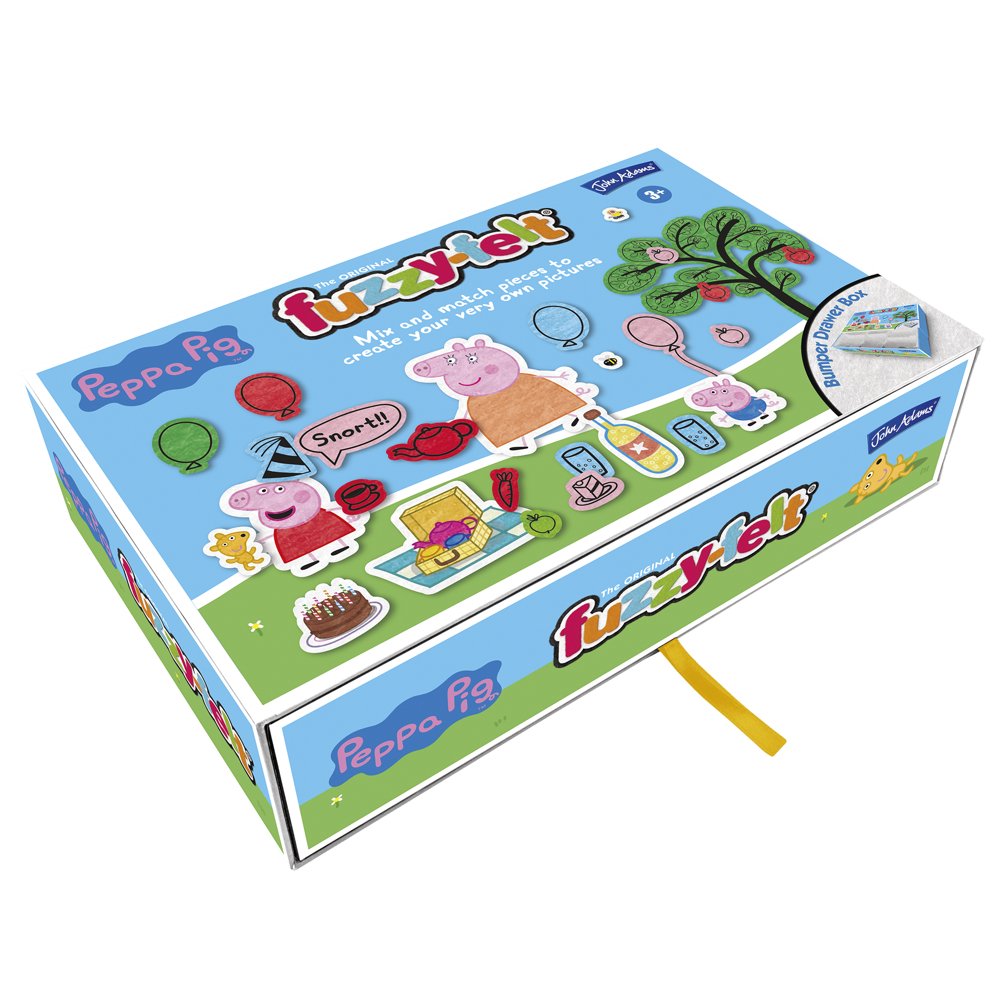 Fuzzy Felt Peppa Pig Drawer Set