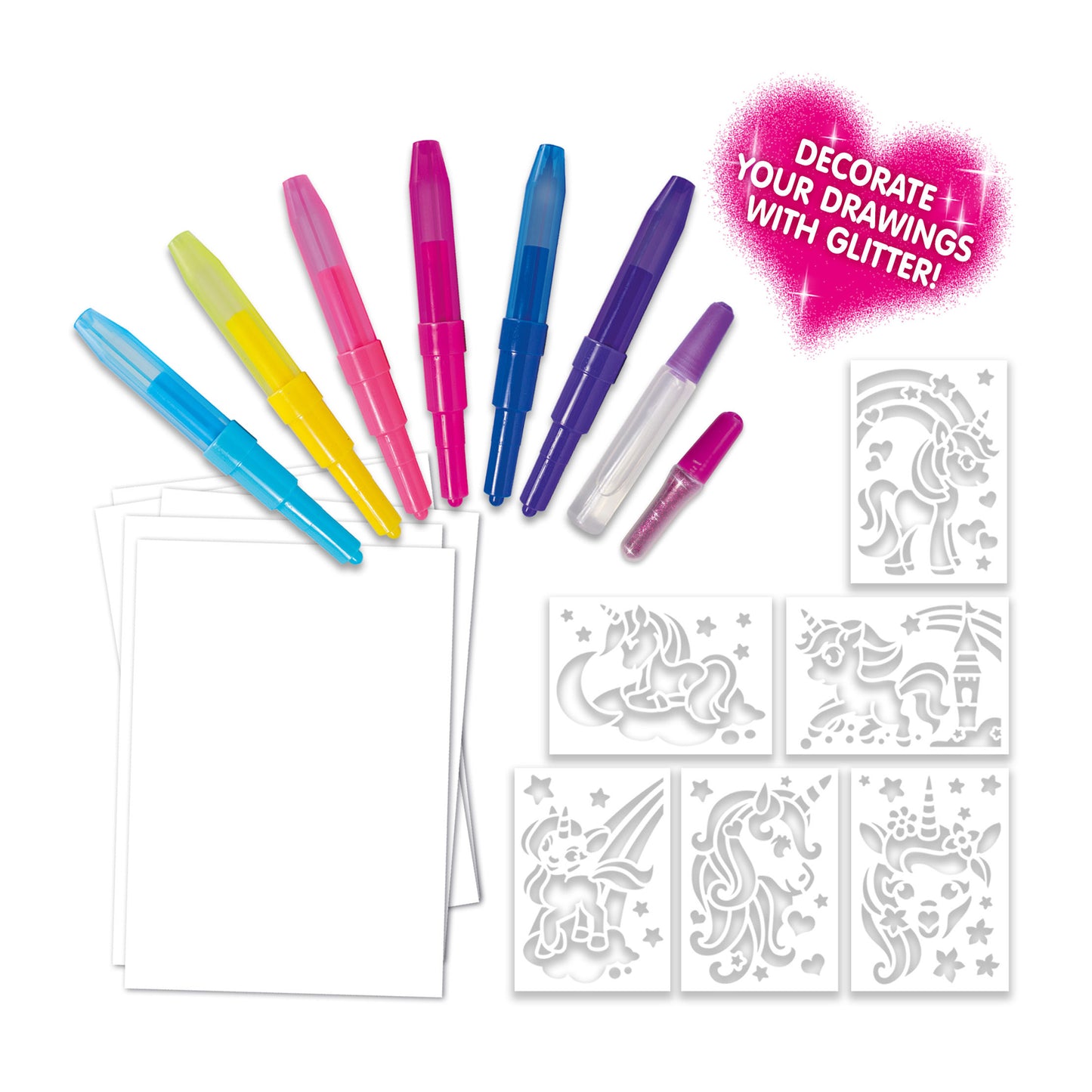 BLOPENS Sparkling Unicorns Activity Set