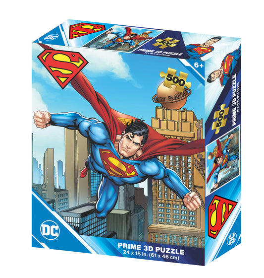 Prime 3D DC Comics Superman 500 Piece Puzzle