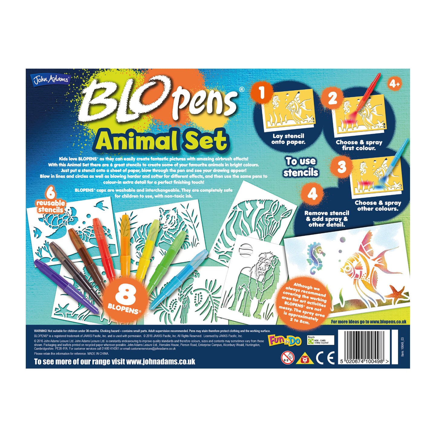 BLOPENS Activity Set - Animals