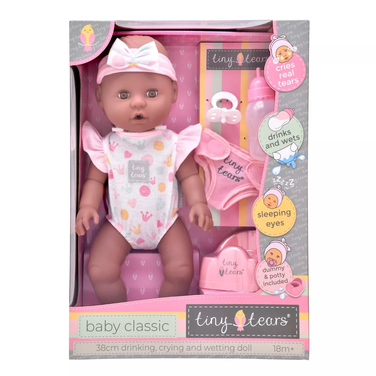 Tiny Tears Classic Crying and Wetting Doll 15